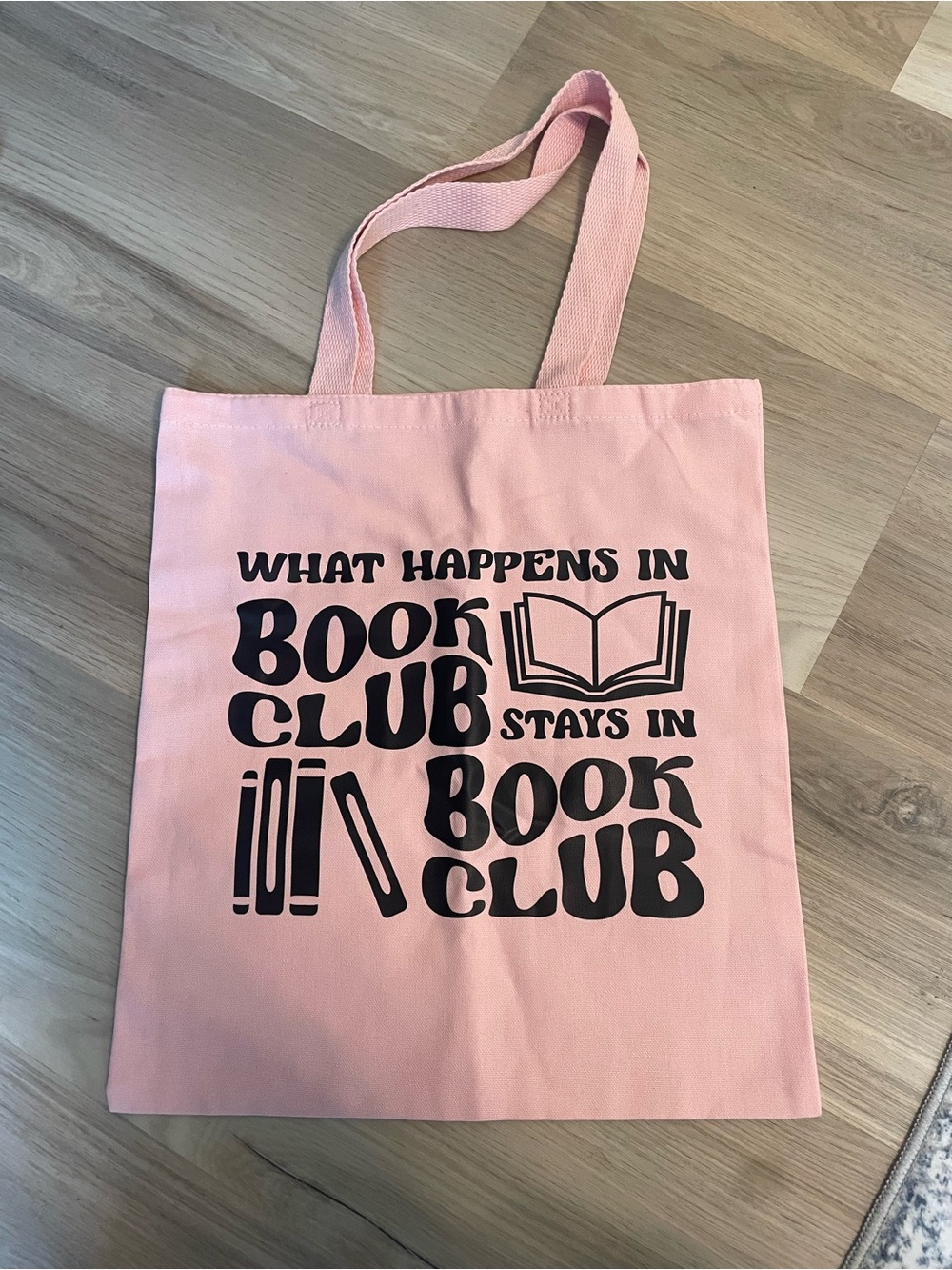Coral Pink Canvas Tote Bag